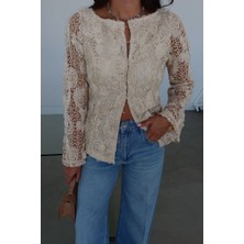 Keyymod Kadın Astarlı Dantel Ince Şık Ceket