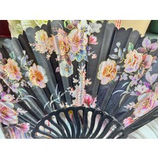 baytoptan Plastik Desenli Yelpaze