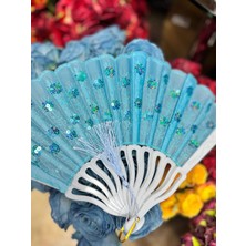 baytoptan Plastik Pullu Yelpaze