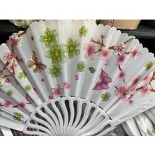 baytoptan Plastik Desenli Yelpaze