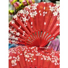 baytoptan Plastik Desenli Yelpaze