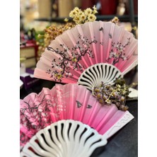 baytoptan Plastik Desenli Yelpaze