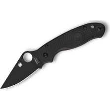 Spyderco Para 3 Black Lightweight Black Blade Plainedge Çakı