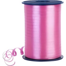 Düvenci Ticaret Pastel Fuşya Rafya Şerit 8 mm x 200 M Hediye Paketleme İçin Uygun 1 Adet Renkli