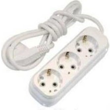 El-Bi Üçlü Kordonlu Topraklı Priz 5 mt Elektrik Prizi