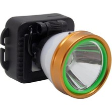 PS-810 Kafa Lambası, LED Aydınlatmalı Kafa Feneri, Multifonksiyonel 20 Watt + LED 4 Mod Çalışma