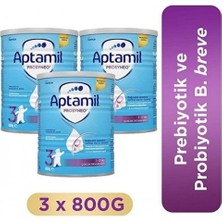 Aptamil 3 Toz Devam Sütü Prosyneo 1+ Yaş 800 gr x 3 Adet Probiyotik ve Prebiyotik İçerir
