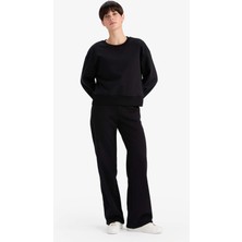 DeFacto Straight Fit Basic Cepli Yüksek Bel Eşofman Altı B8571AX25AU