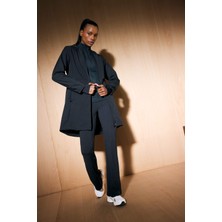 DeFacto Su İtici Softshell Slim Fit Dar Kesim Kapüşonlu Fermuarlı Cepli Parka E5702AX25AU