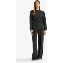DeFacto Wide Leg Pamuklu Düz Paça Pantolon E9913AX25AU