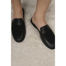 Erkek Siyah Poli Taban Nubuk Çeyizlik Ev Terliği Q3G7K5CK