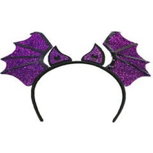 Halloween Mor Yarasa Taç