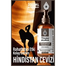 Hindistan Cevizi Aromalı Masaj Yağı 250ML – Rahatlatıcı, Aromaterapi ve A.f.r.o.d.i.z.y.a.k Etkili