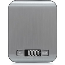 Dijital Mutfak Terazisi – 5000 G / 1 G Hassasiyetli Paslanmaz Çelik Tartı, LCD Ekranlı, Akıllı Otomatik Kapanma Özelliği, Gram, Ons ve Mililitre Ölçer