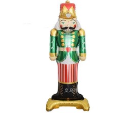 Mini Party Store Yılbaşı Ayaklı Yeşil Kurşun Asker Folyo Balon
