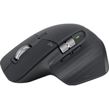 Mx Master 3s Performans Kablosuz Mouse, 8.000 Dpı, Sessiz, Ergonomik, Ultra Hızlı Kaydırma, Çoklu Cihaz Özelliği, Bluetooth, Logi Bolt USB Alıcı, Siyah