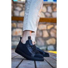 KB-112  Kuback Siyah Siyah Tabantriko Bağcıklı  Günlük Erkek  Ayakkabı