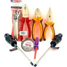 Pense+Yankeski+Kargaburun+Yıldız&düz Tornavida+Kontrol Kalemi Set - Kontrol Kalemi