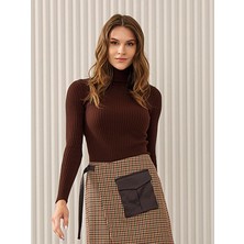 Balıkçı Yaka Fitilli Triko