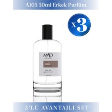 Mad Parfüm 3 Adet 50 ml A105 Selective Erkek Parfüm Seti
