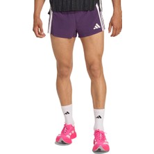 adidas Adizero Running Split Erkek Mor Koşu Şortu.-
