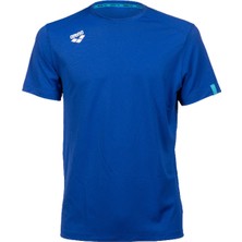 Arena Team Solid Unisex Mavi Stil T-Shirt 004900800 Erkekler İçin Rahat Kesim Günlük Kullanım