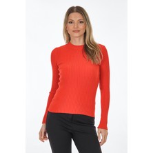 Yuvarlak Yaka Fitilli Triko