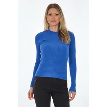 Yuvarlak Yaka Fitilli Triko