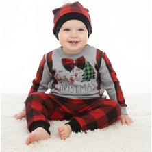 Noellik Takım Baskılı Kız Erkek Uygun