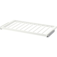 Komplement Sürgülü Pantolon Askısı Beyaz 100 x 58 Cm