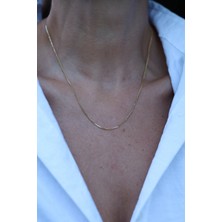 14 Ayar Altın 2 mm Tilki Kuyruğu Zincir