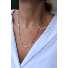 14 Ayar Altın Kuş Gözü Zincir