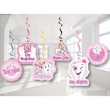 6'lı Tavan Süs Pembe Diş M516