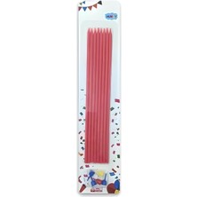 18 cm Kırmızı Mum 7'li M587