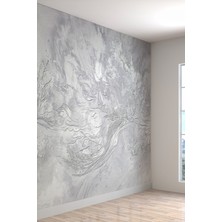 Gri Soyut Dokular Tekstil Duvar Kağıdı