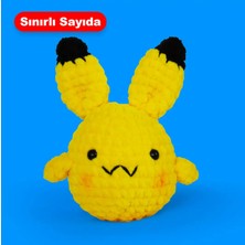 The Gookie Kadife Iplik Amigurumi Kiti – Sevimli Elektrikli Tavşan Oyuncak Yapım Seti | Başlangıç Için Örgü Seti