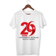 Cumhuriyet Bayramı Tişört 29 Ekim T-Shirt 102. Yıl Özel Tasarım Tişört