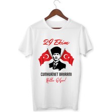29 Ekim Cumhuriyet Bayramı Tişört 29 Ekim T-Shirt 102. Yıl Özel Tasarım Tişört