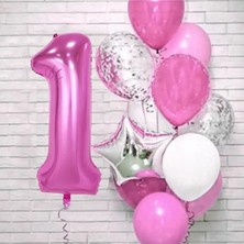 Fuşya Yaş Balon Set 1