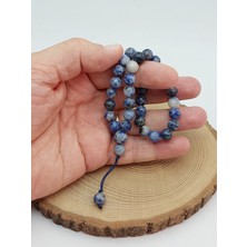 Sodalit Taşı 33LÜK Özel Tasarım Tesbih 8mm (1914)