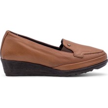 Muya Aster 6 Nokta Anatomik Hakiki Deri Kadın Ayakkabı