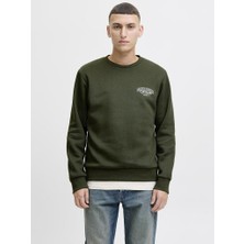 Jack Jones Makota Bisiklet Yala Regular Fit Erkek Sweat 12278601