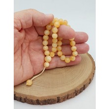 Kalsit Taşı 33LÜK Özel Tasarım Tesbih 8mm (3205)