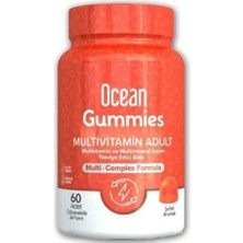 Ocean Gummies Multivitamin Adult 60 Çiğnenebilir Jel Form