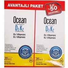 Ocean D3K2 Damla 20 ml + Ikincisi %50 Indirimli