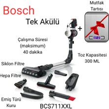 Bosch Unlimited 7 BCS711XXL Şarjlı Dikey Süpürge