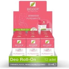 Bioder Roll-On Deodorant 50 ml - 12'li Stant