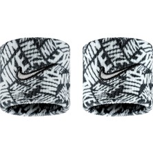 Dri-Fit Swoosh Classic 2pk Printed Unisex Siyah Antrenman Bileklik N.101.2408.027.OS