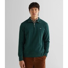 Gant Erkek Yarım Fermuar Sweatshirt