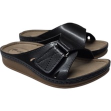 Enova Ortopedik Yumuşak Taban Cırtlı Günlük Kadın Terlik